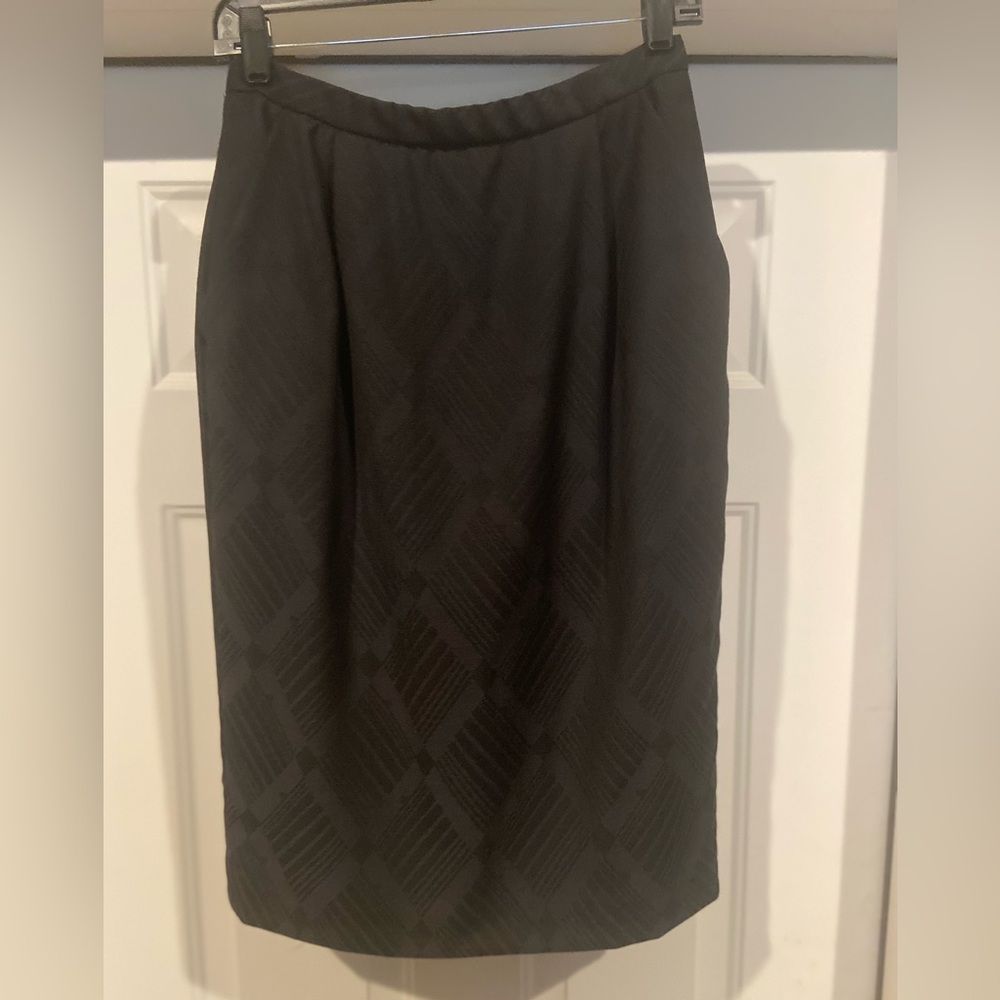 Pendleton~Black/Gray~100% Virgin Wool~Geometric P… - image 1